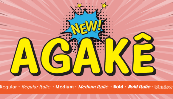 Agake: A Handwritten Font for Creative Expression