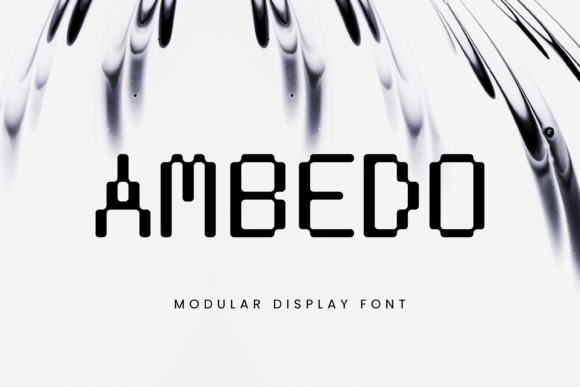 Ambedo: A Modern Modular Display Font for Bold Visuals