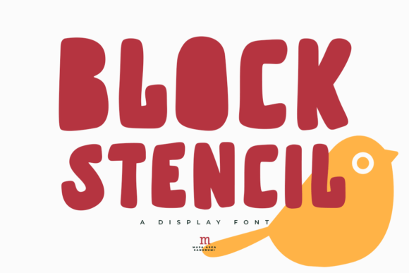 Block Stencil: A Playful Font for Every Creative Project