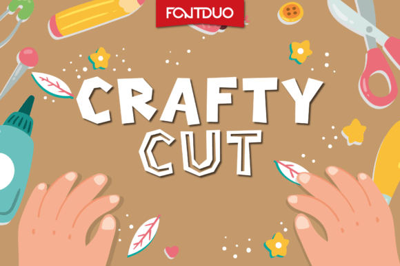 Crafty Cut: A Versatile Display Font for Creative Projects