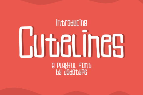 Cutelines: A Versatile Display Font for Creative Projects