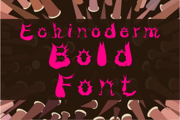 Echinoderm Bold: A Quirky Display Font