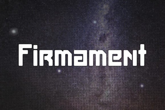 Firmament: A Retro-Futuristic Display Font for Creative Projects
