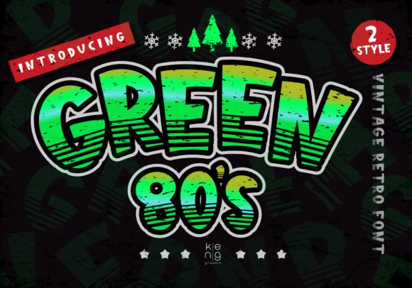 Green 80 s: A Retro Touch for Modern Designs