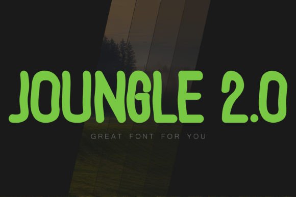 Joungle 2.0: A Quirky Handwritten Display Font for Creative Projects