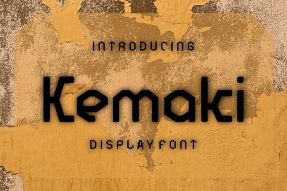 Kemaki: A Bold and Versatile Display Font