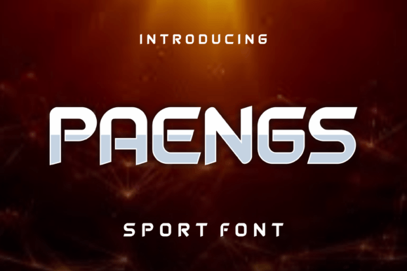Paengs: A Unique Display Font for Every Need