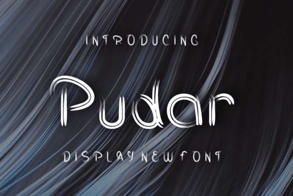 Pudar: A Modern Display Font for Creative Excellence