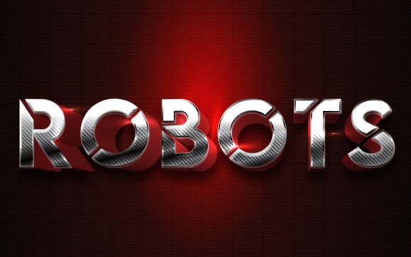 Robots: A Bold, Sci-Fi Display Font for Modern Design