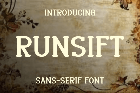 Runsift: A Unique Display Font That Elevates Every Design