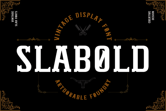 Slabold: A Vintage Display Font That Elevates Your Creative Vision