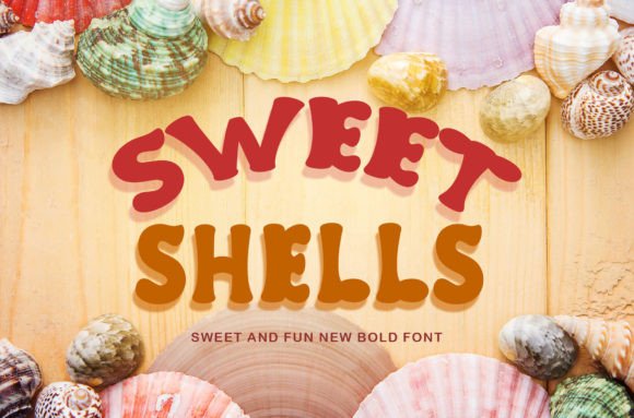 Sweet Shells: A Stylish Display Font for Creative Projects