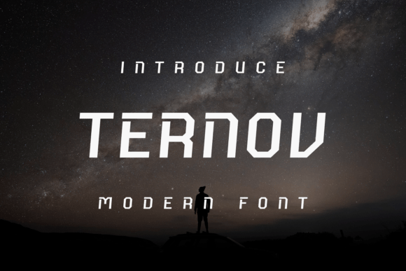 Ternov: A Bold and Versatile Display Font for Every Project