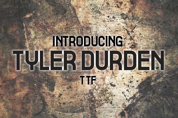 Typography That Commands Attention: The Power of Tyler Durden