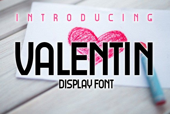 Valentin: A Bold Typeface for Impactful Designs
