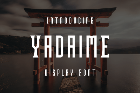 Yadaime: A Unique Display Font for Creative Expression